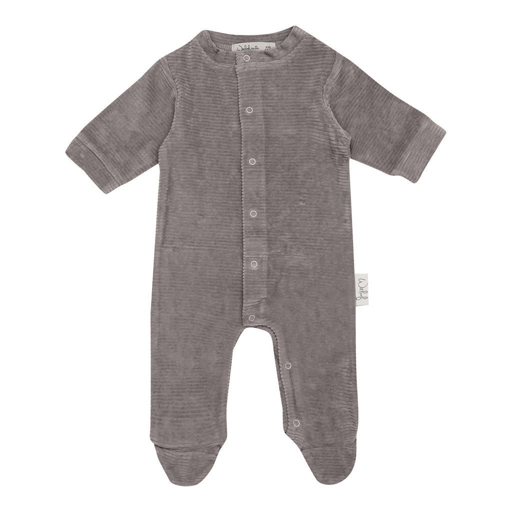 Witlof for kids boxpakje Warm Grey velvet rib