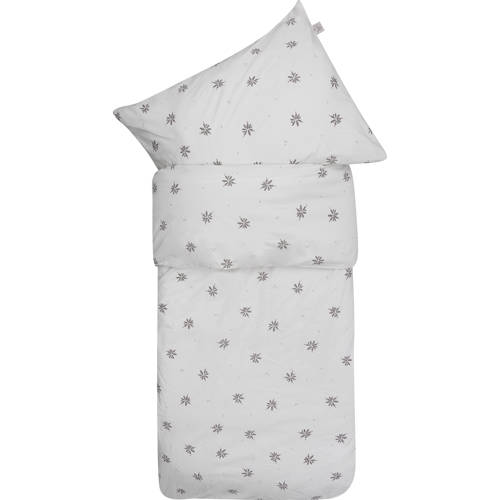 Witlof for kids Tuck-Inn ledikant dekbedovertrek Little Charm ecru/grijs afbeelding