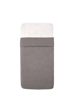 Tuck-Inn® wiegdeken Warm Grey velvet Rib