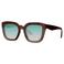Pinned by K zonnebril met tortoise print bruin/blauw