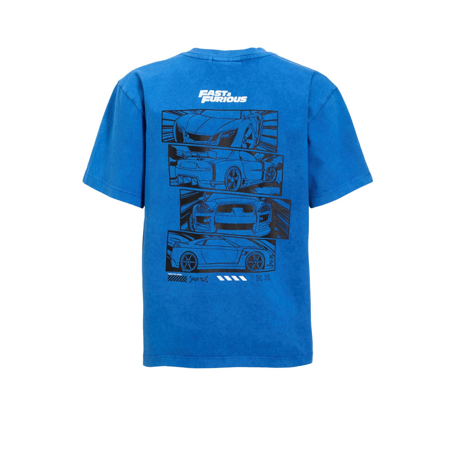 Coolcat T-shirt Fast & Furious license Carter relaxed fit blauw
