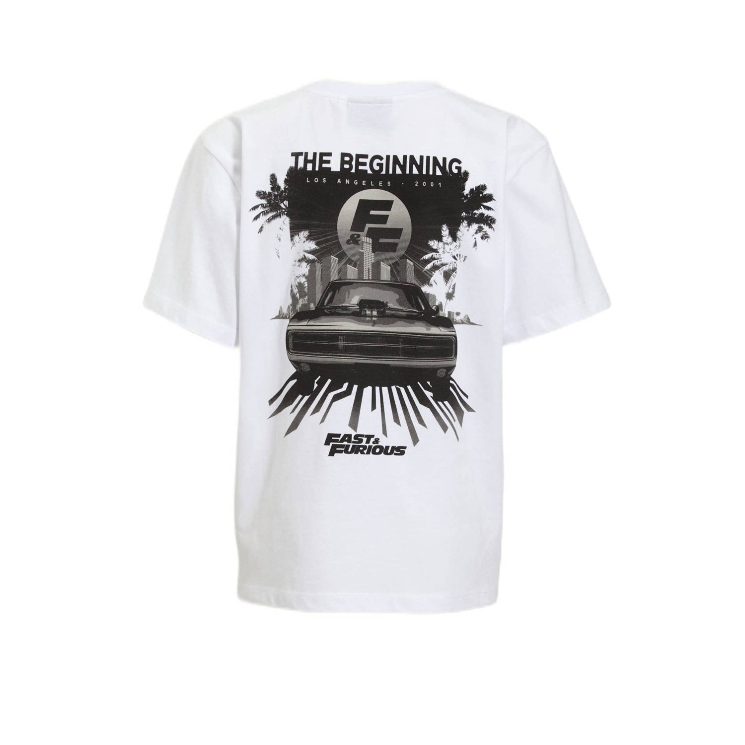 Coolcat T-shirt Fast & Furious license Dwayne relaxed fit wit