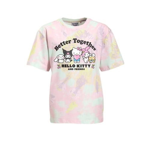 Coolcat relaxed fit T-shirt Hello Kitty & Friends license Summer multi afbeelding