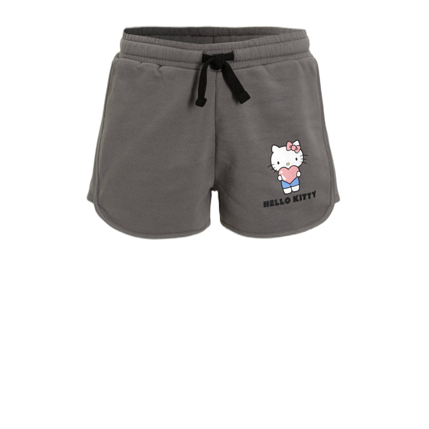 Coolcat sweatshort Hello Kitty license Joy relaxed fit grijs