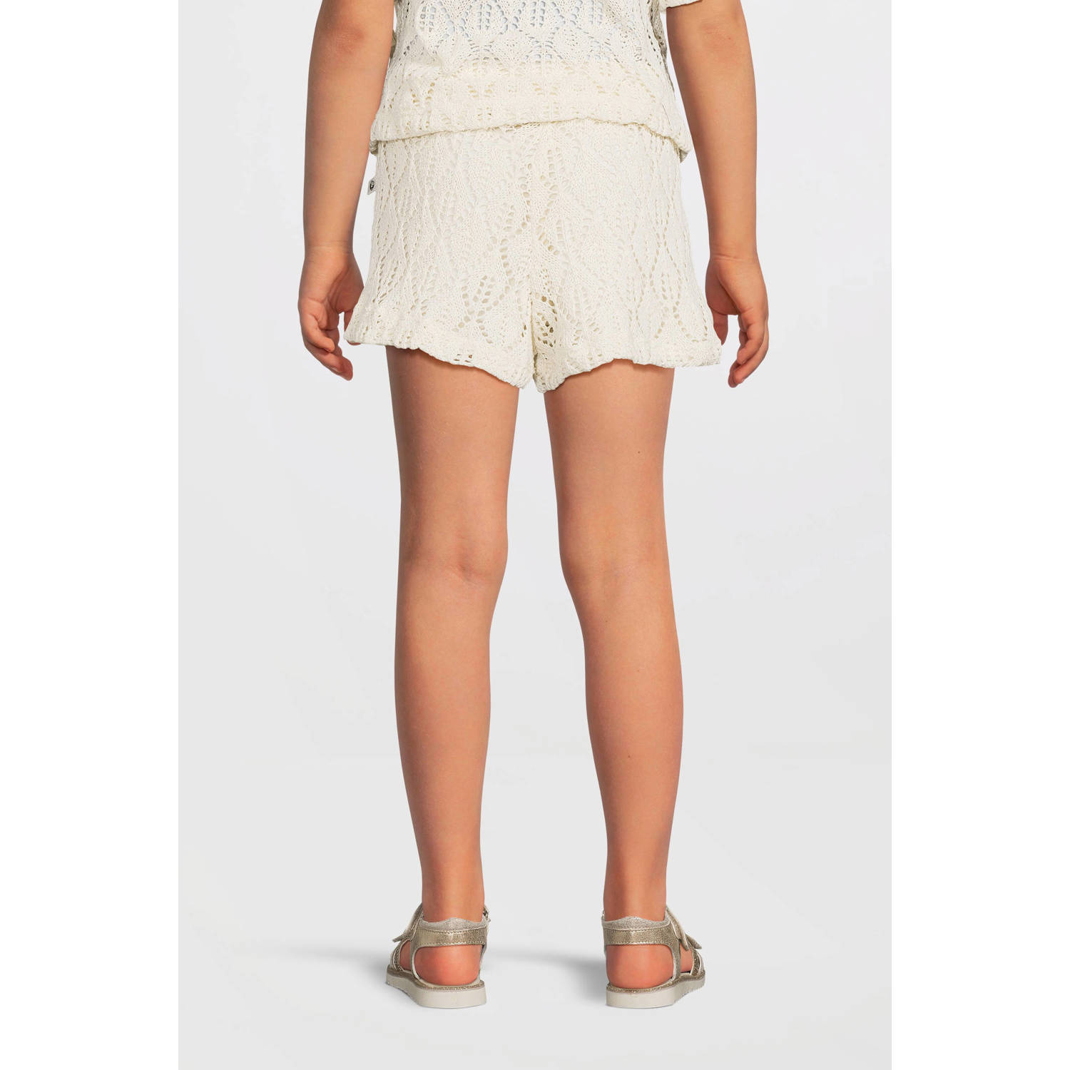 Me & My Monkey crochet short crème