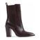 BRONX New-americana leren enkellaarzen donkerbruin