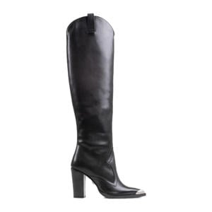 New-Americana leren hoge laarzen zwart