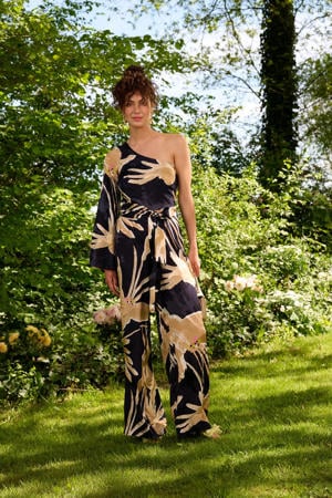 regular jumpsuit donkerblauw