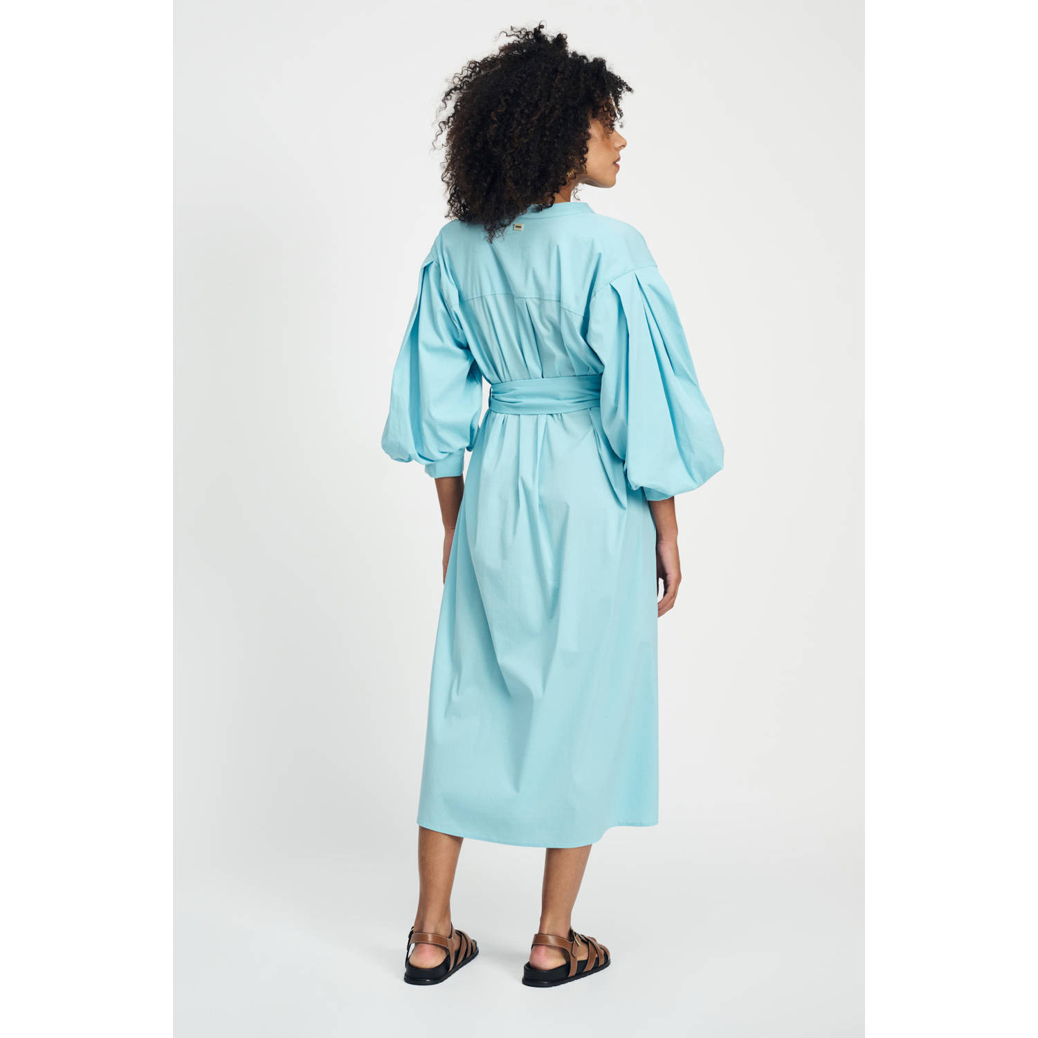 POM Amsterdam blousejurk blauw