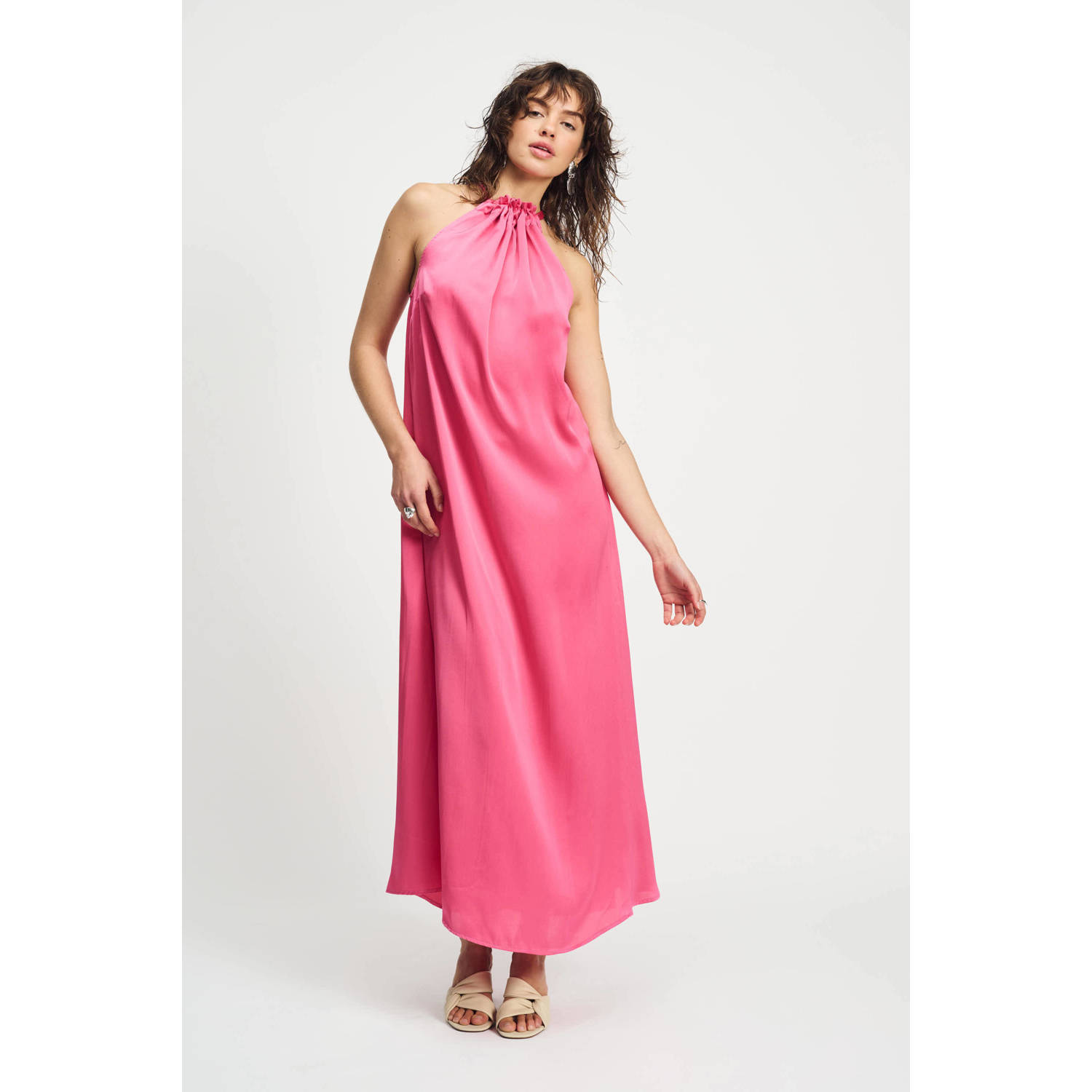 POM Amsterdam zomerjurk roze
