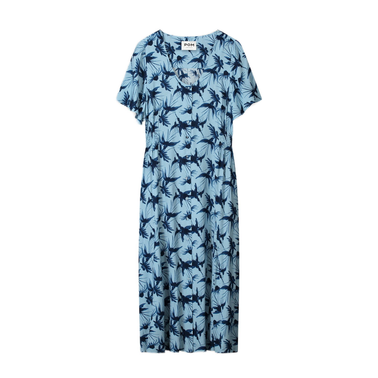 POM Amsterdam zomerjurk blauw