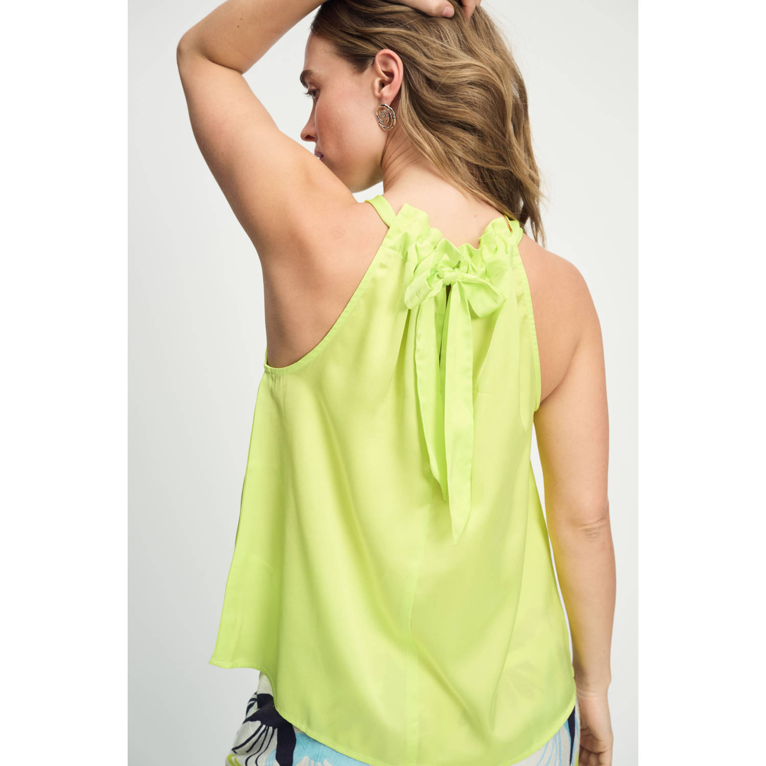 POM Amsterdam haltertop limegroen