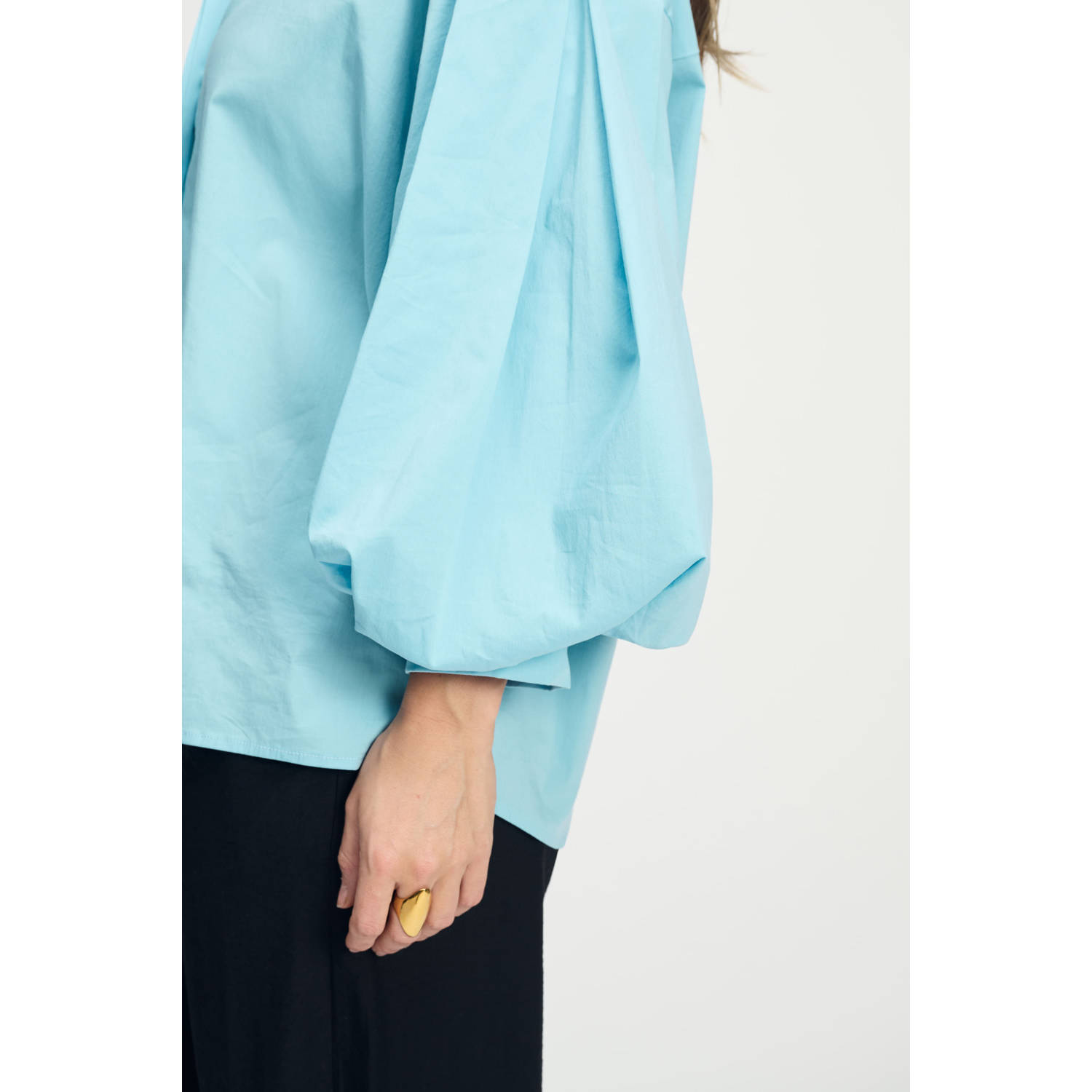 POM Amsterdam blousetop blauw