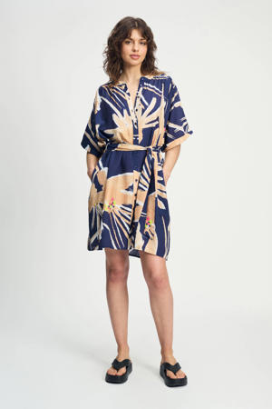 blousejurk donkerblauw