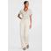 Anytime loose fit T-shirt met V-hals wit