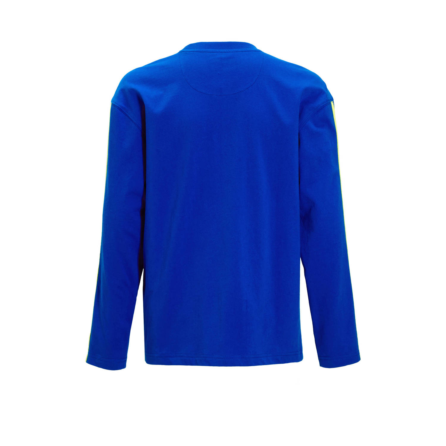 Me & My Monkey longsleeve met mountainprint blauw