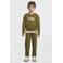 Me & My Monkey joggingbroek met tekstprint groen