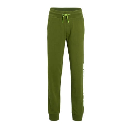 Me & My Monkey joggingbroek met tekstprint groen afbeelding