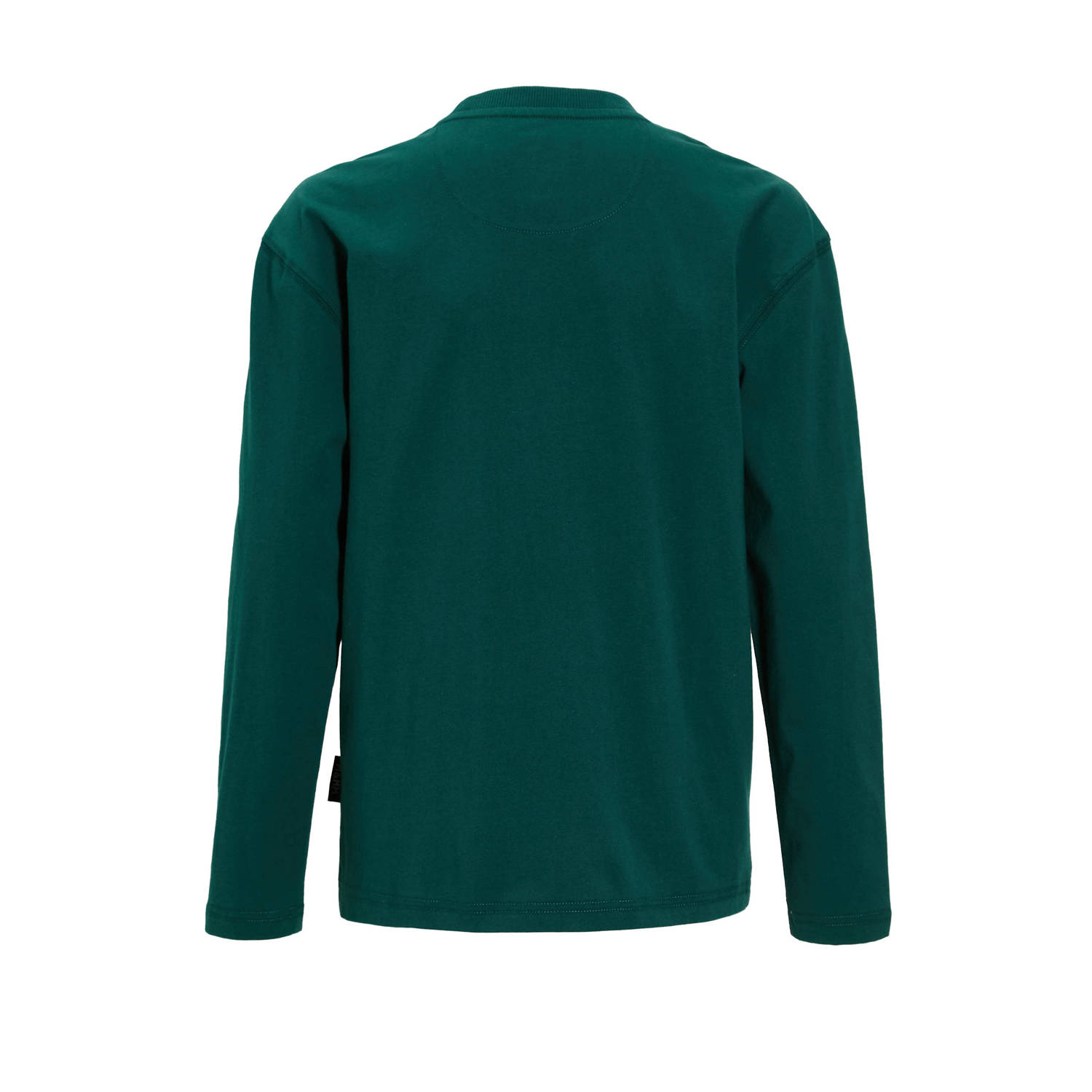 Me & My Monkey longsleeve met printopdruk donkergroen