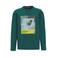 Me & My Monkey longsleeve met printopdruk donkergroen