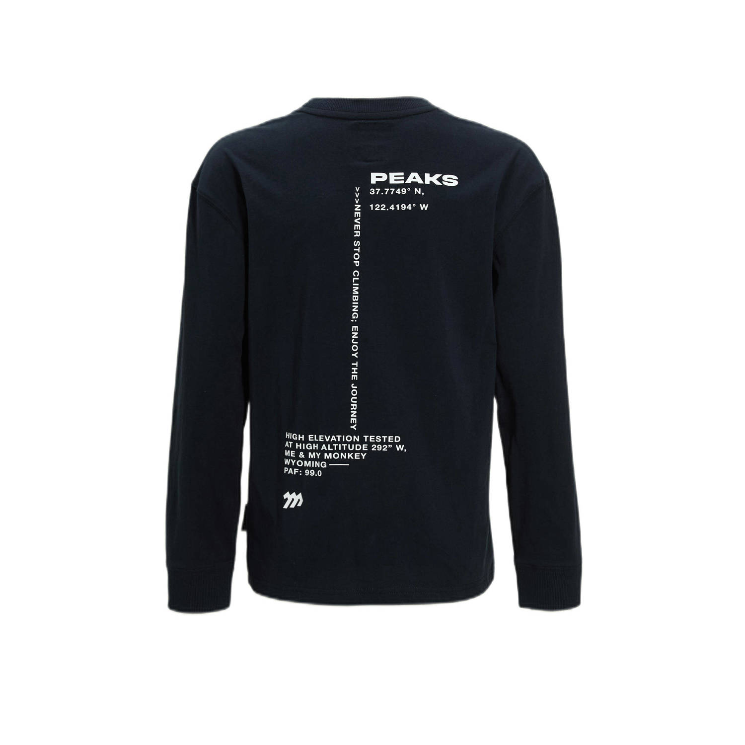 Me & My Monkey longsleeve met printopdruk