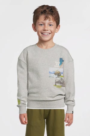 sweater grijs melange