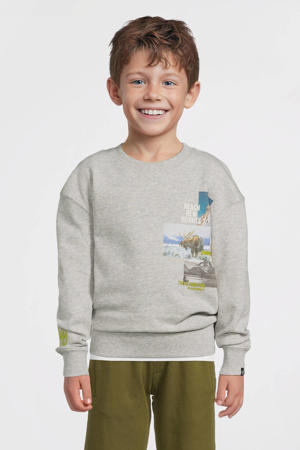sweater grijs melange