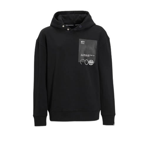 Me & My Monkey hoodie met printopdruk zwart afbeelding