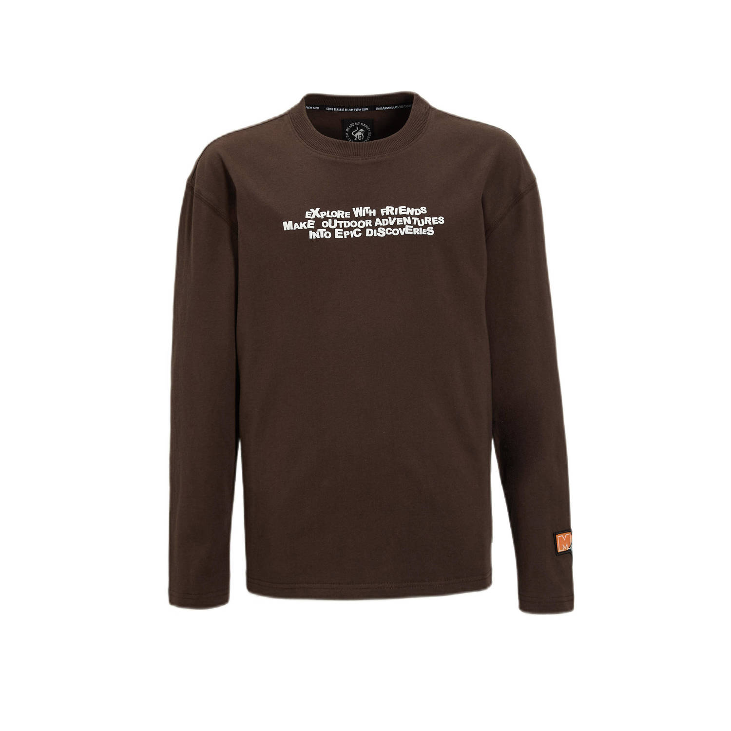 Me & My Monkey longsleeve met printopdruk
