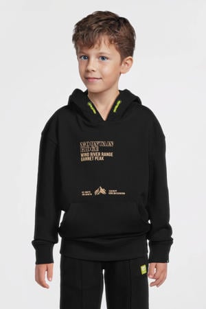 hoodie met printopdruk zwart