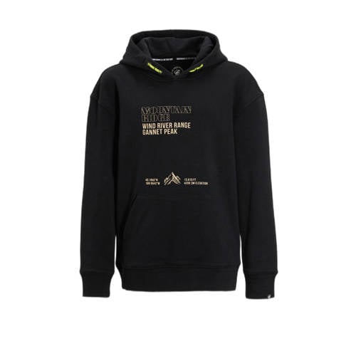 Me & My Monkey hoodie met printopdruk zwart afbeelding