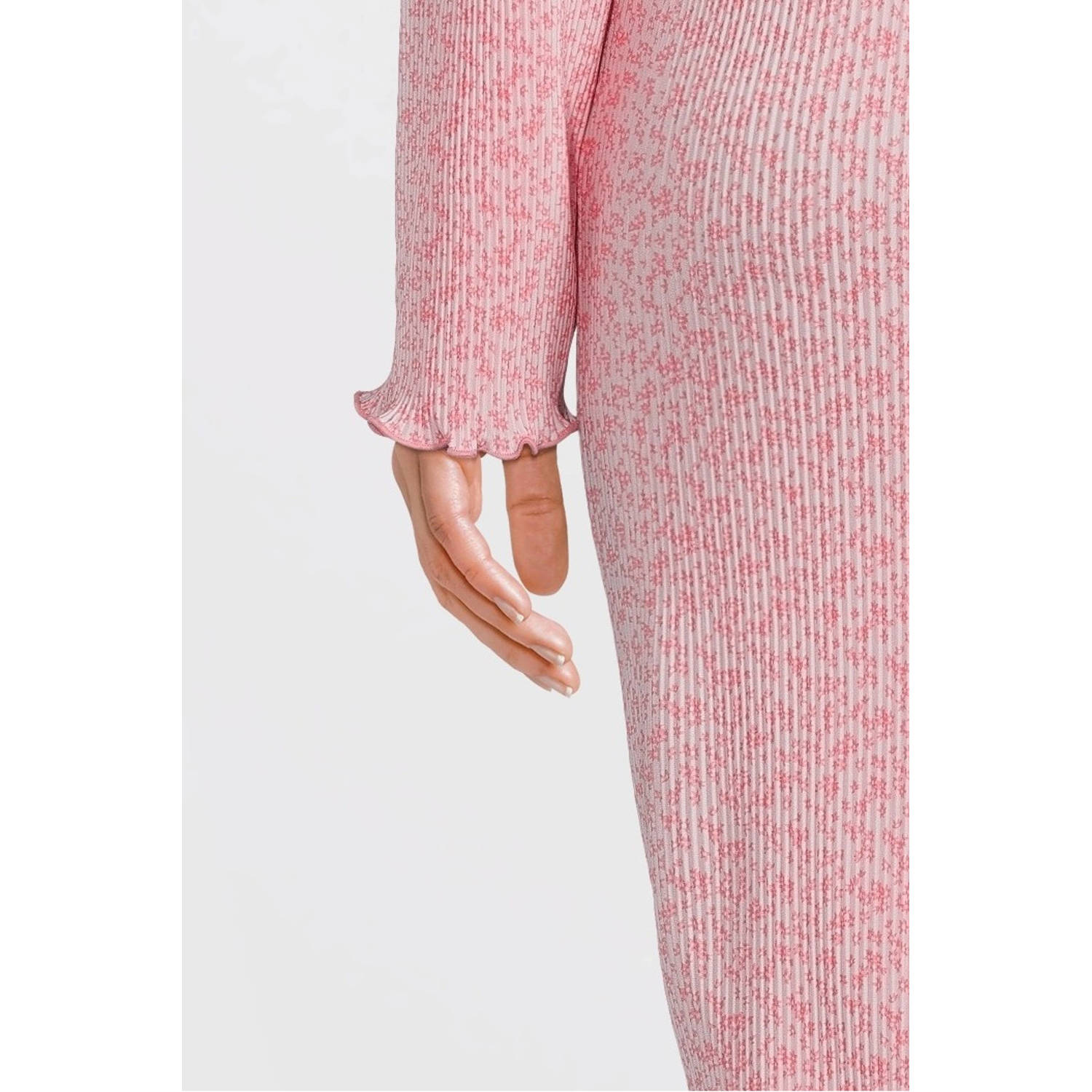 MAMALICIOUS zwangerschaps midi jurk roze