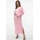 MAMALICIOUS zwangerschaps midi jurk roze