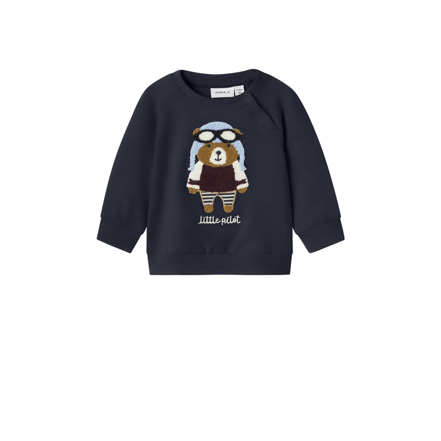 NAME IT BABY sweater donkerblauw