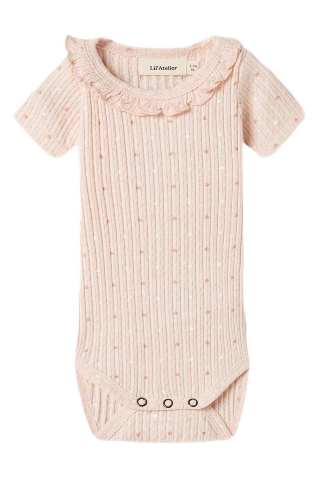 LIL' ATELIER BABY romper lichtroze
