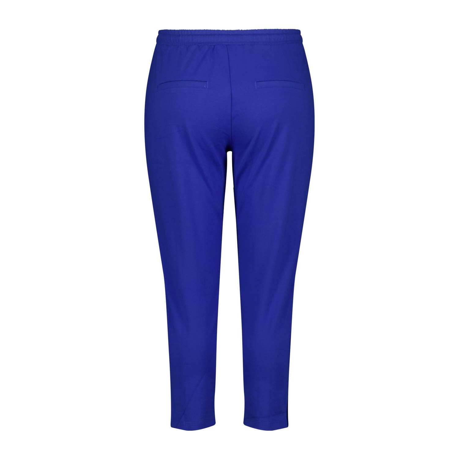 MS Mode slim regular waist casual broek blauw