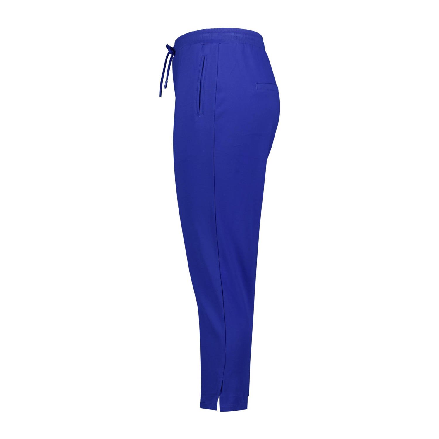 MS Mode slim regular waist casual broek blauw