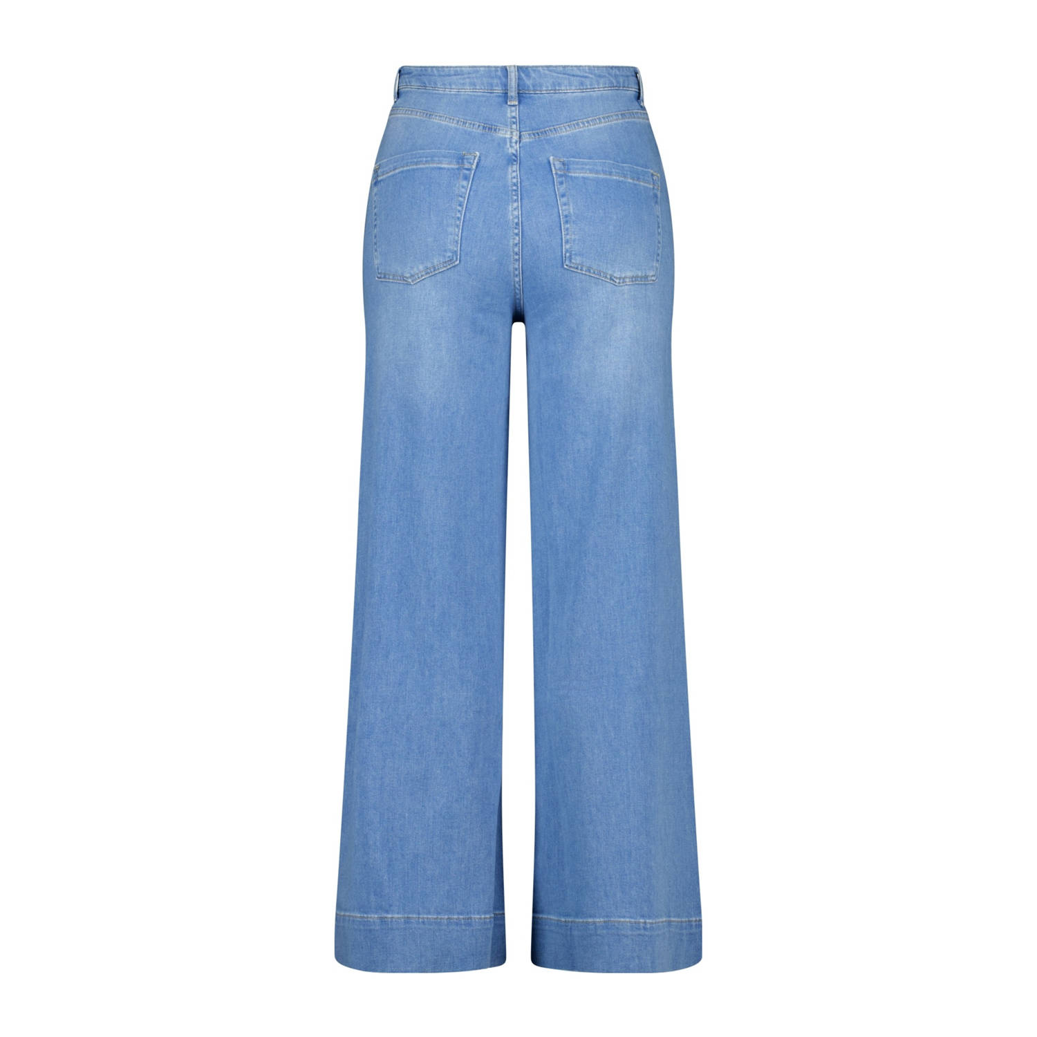 MS Mode wide leg jeans light blue denim