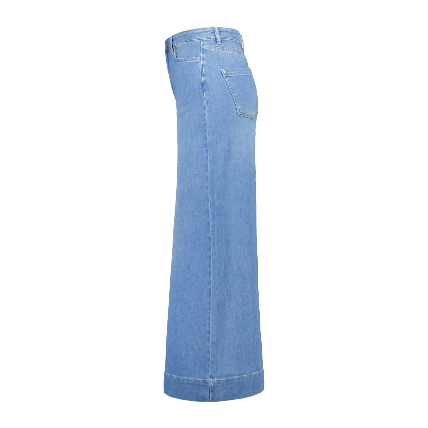 MS Mode wide leg jeans light blue denim