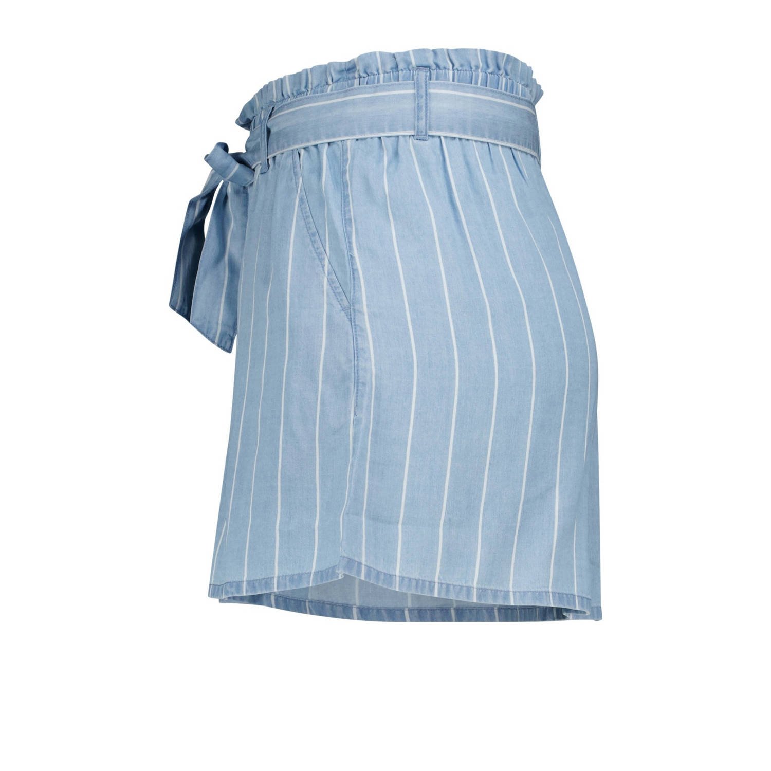 MS Mode regular waist casual short lichtblauw