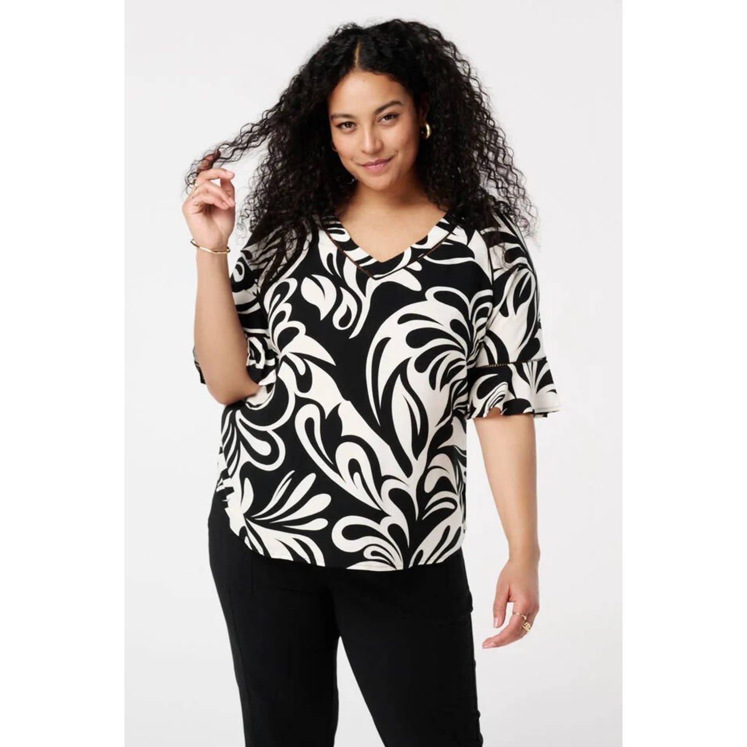 MS Mode top zwart