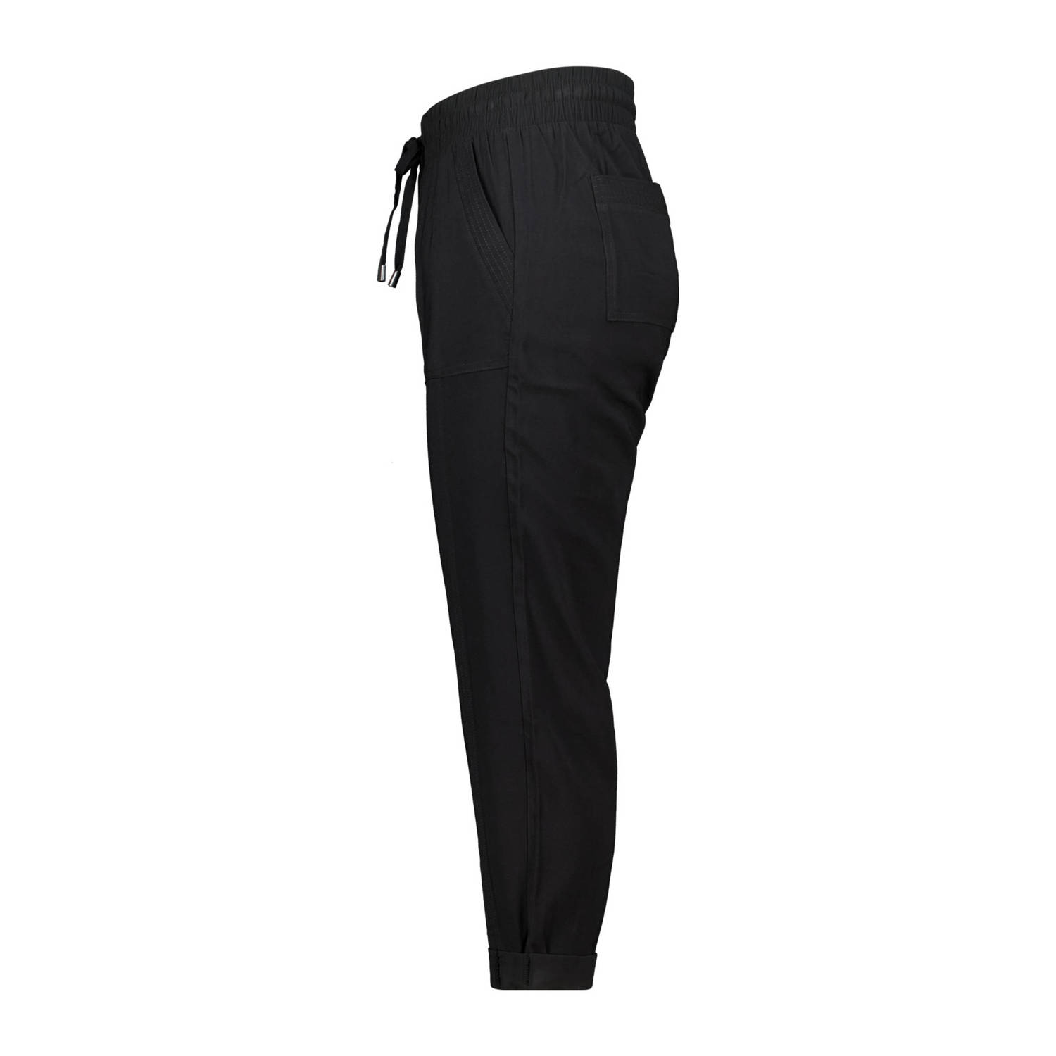 MS Mode regular waist casual broek zwart