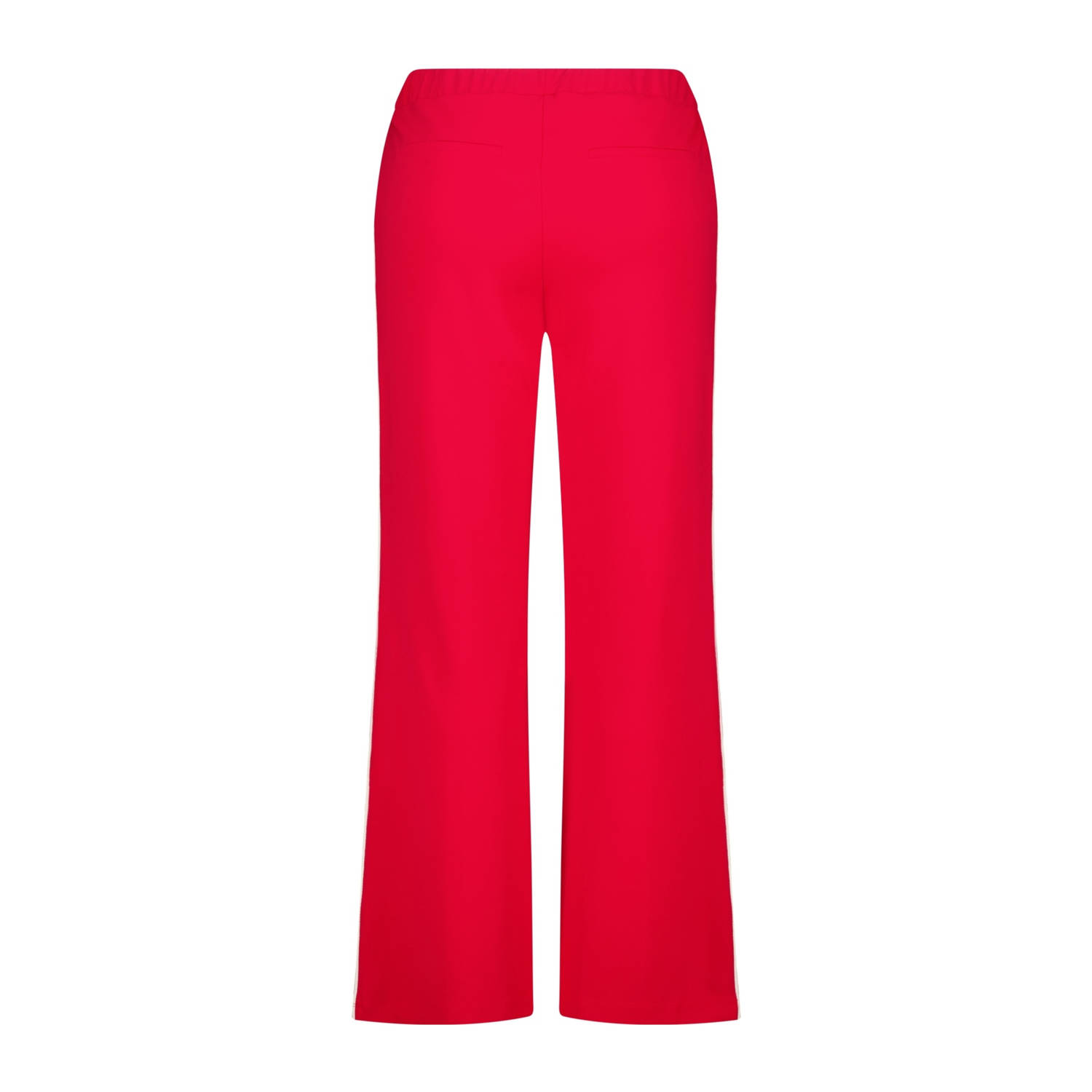 MS Mode wide leg regular waist casual broek rood