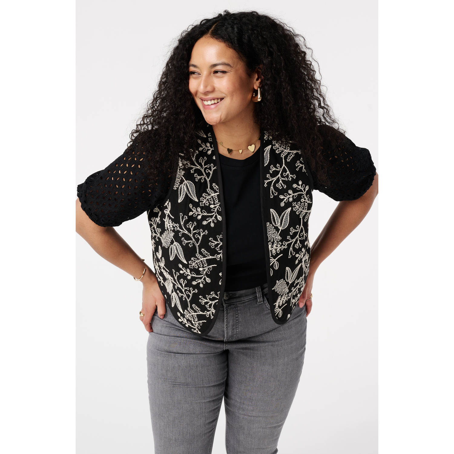 MS Mode gilet zwart