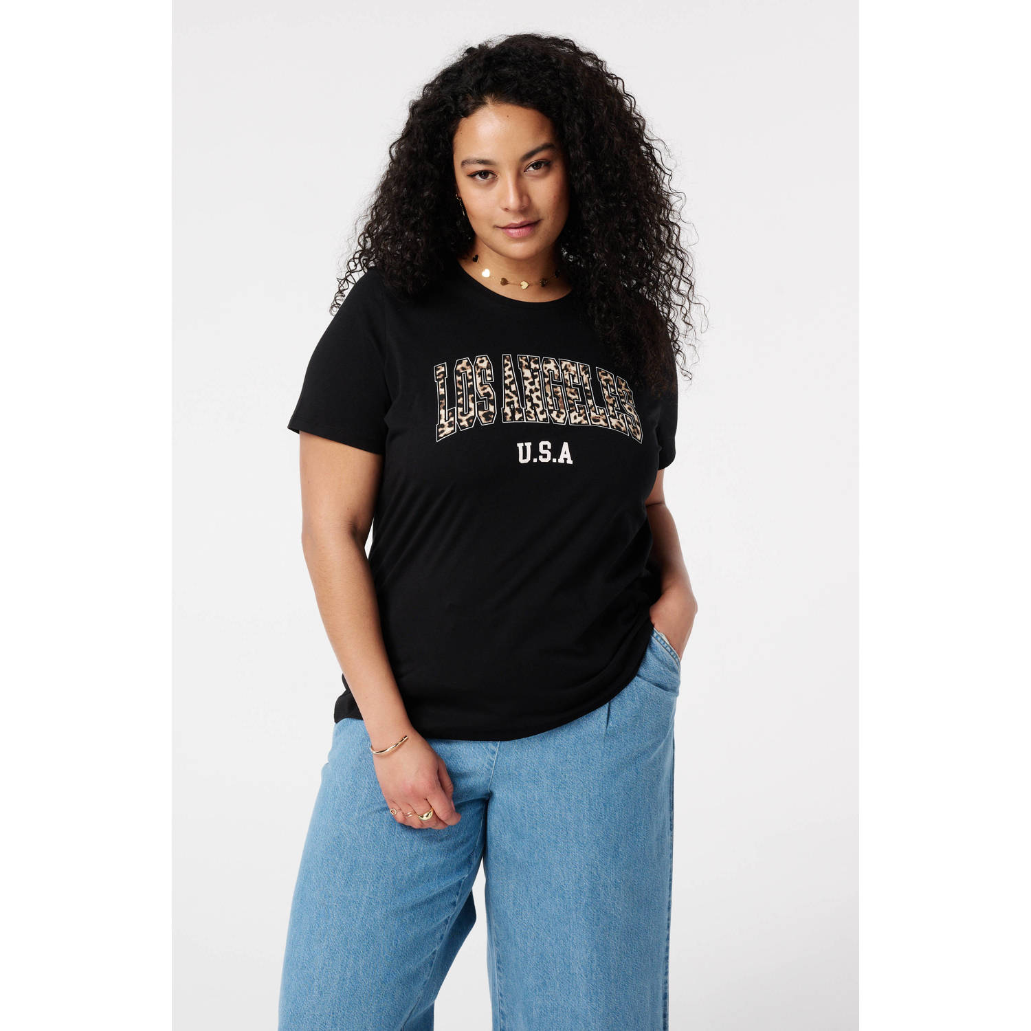 MS Mode T-shirt zwart