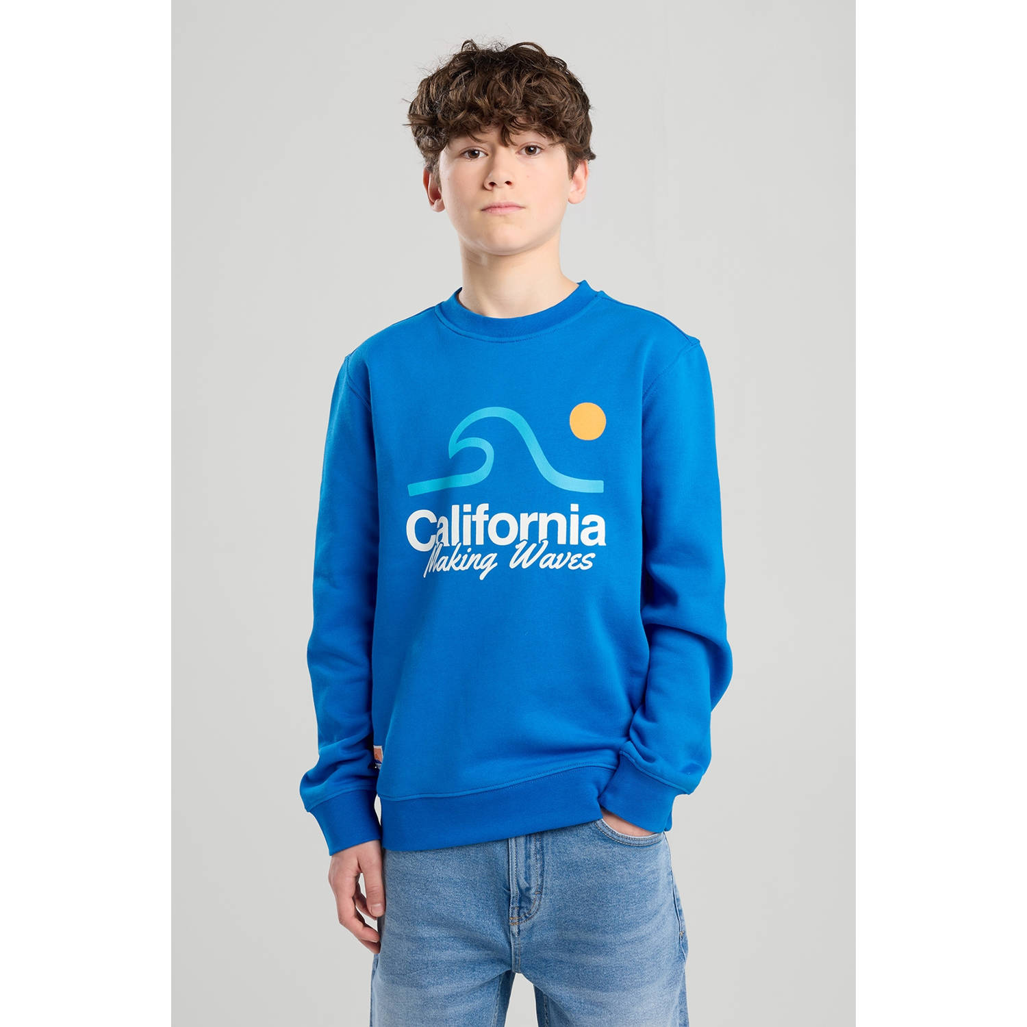America Today sweater blauw