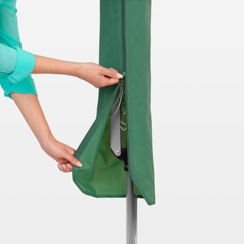 Brabantia Topspinner droogmolen - met metalen grondanker - 60 m - Metallic Grey afbeelding