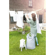 thumbnail: Brabantia Essential droogmolen - met betonanker - 30 m - Metallic Grey