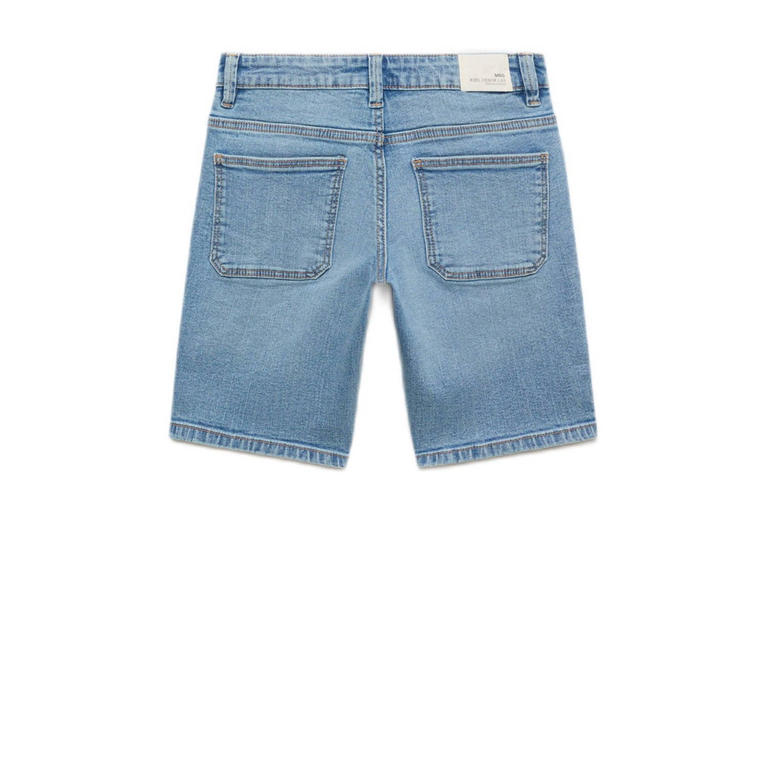 Mango Kids denim short medium blue denim