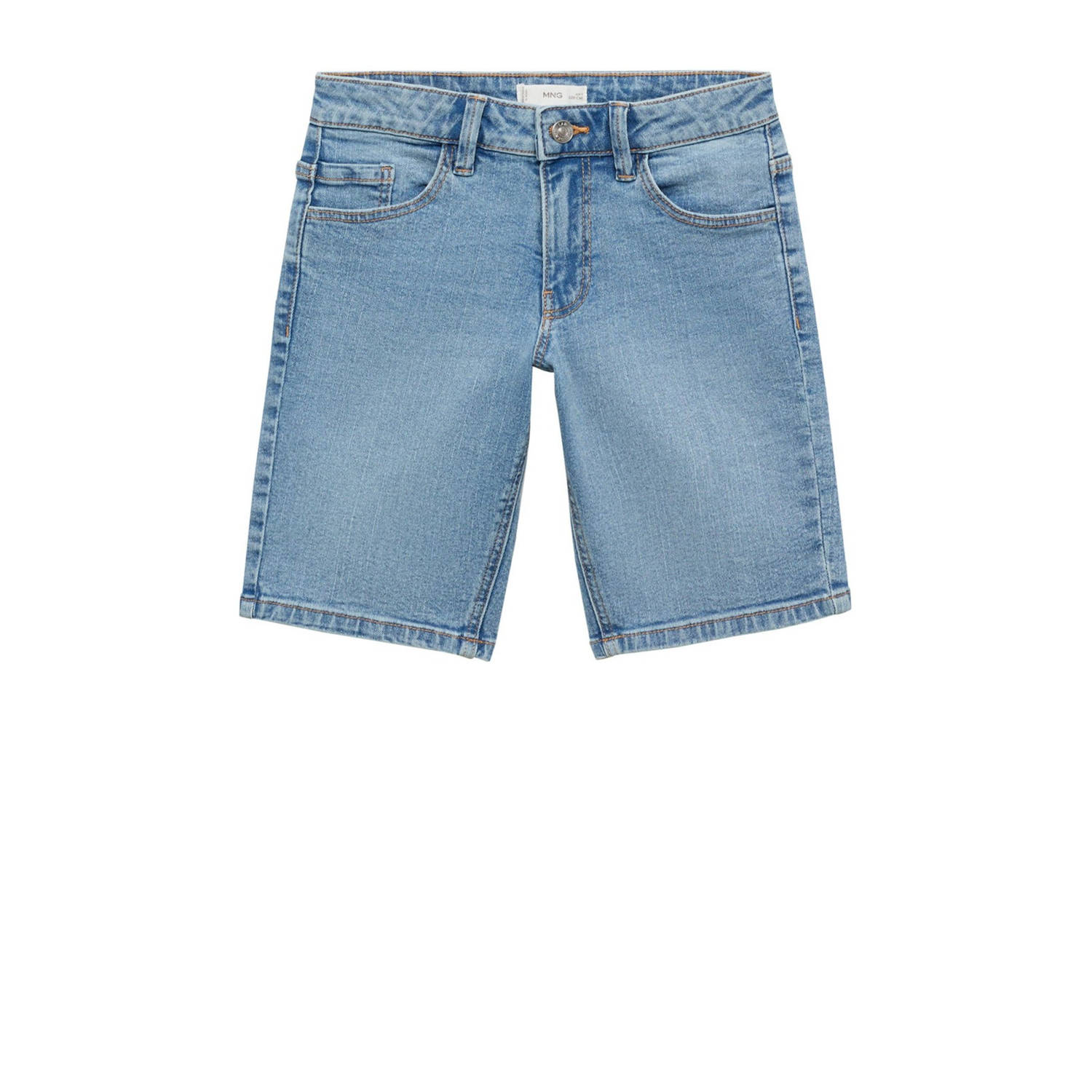Mango Kids denim short medium blue denim